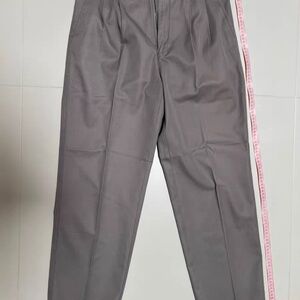 Men's Gray Joggers with Pink Stripe
